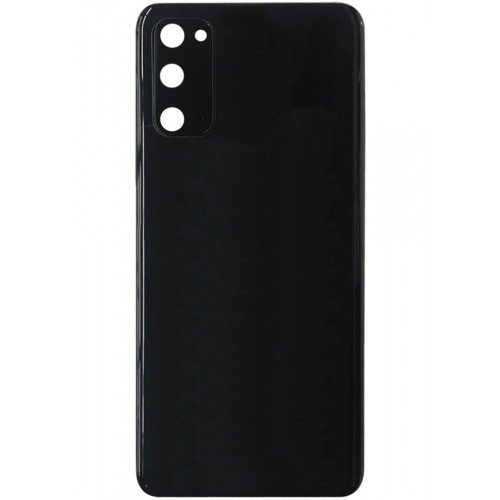 Galaxy S20 Back Glass Black With Camera Lens